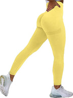 Seamless Tummy Control Leggings – High Waist Scrunch Fit for Workout & Shaping