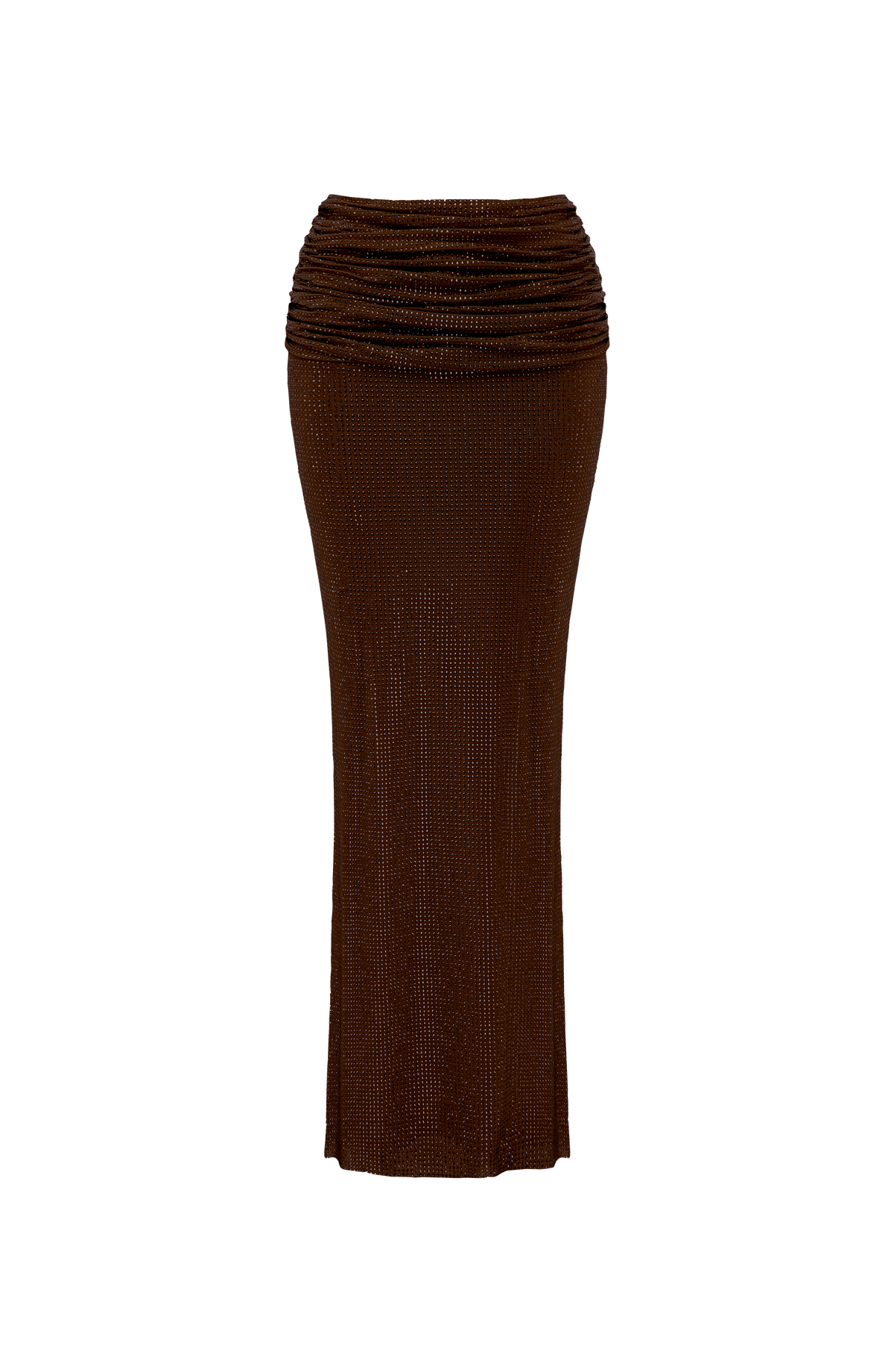 Sterling Maxi Skirt - Plum Brown