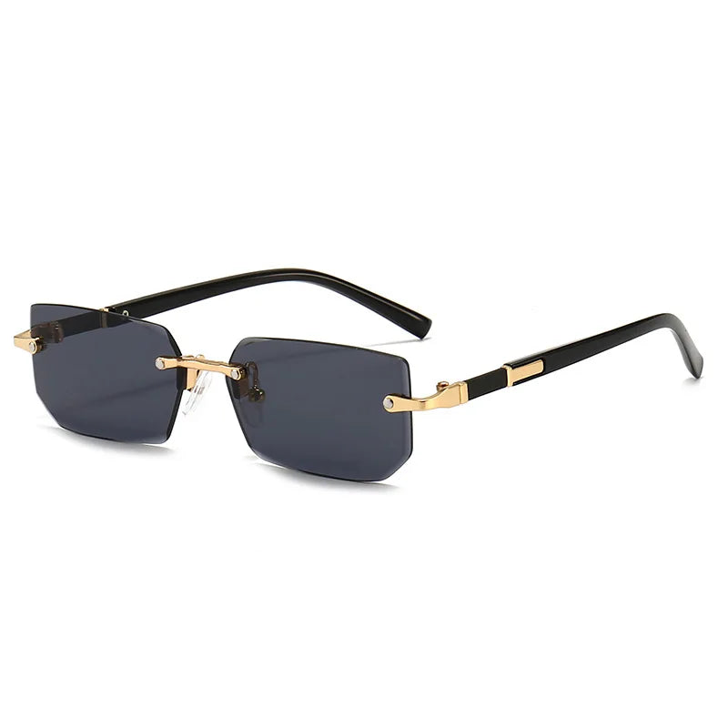 Trendy Small Rectangle Sunglasses – Gradient Square Summer Shades