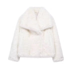 Luxury vegan Fur Coat – Oversized Winter Glam Look