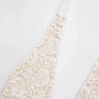 Deep-V Lace Bodycon Playsuit