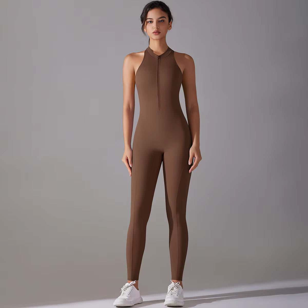 Sculpting Workout Bodysuit – Crisscross Back, Core & Glutes Shaping