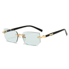 Trendy Small Rectangle Sunglasses – Gradient Square Summer Shades