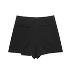 VantaWrap Mini Skort – Sleek High-Waist Illusion Skirt Shorts