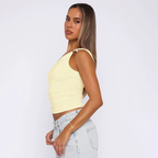 One-Shoulder Ruched Top – Beaded Strap Detail