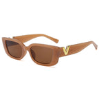 Lunettes de soleil rectangulaires vintage pour femme – Petite monture, verres de luxe UV400