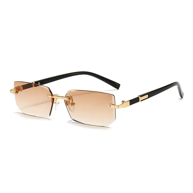 Trendy Small Rectangle Sunglasses – Gradient Square Summer Shades