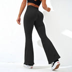 Seamless High-Waist Booty Lift Knit Leggings – Ankle-Length Sportswear