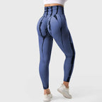 Seamless Tie-Dye Yoga Leggings – High-Waist Push-Up Fitness Tights for Women
