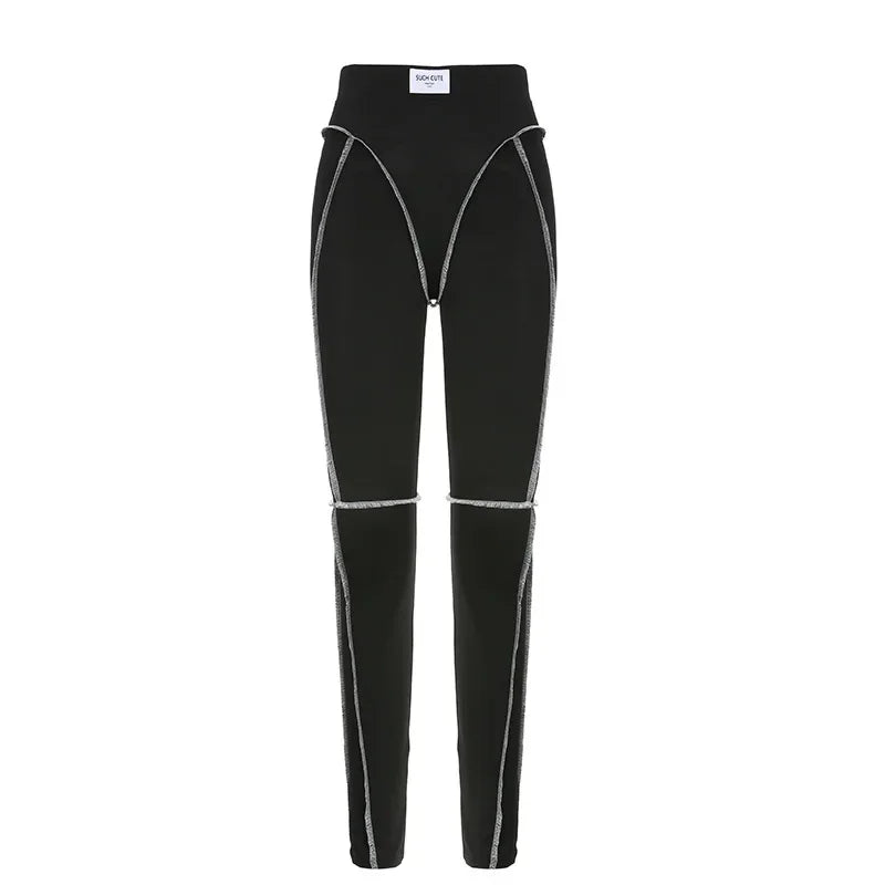 Women’s Seamless Yoga Skinny Pants – Low Waist Cotton Leggings