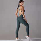 Sculpting Workout Bodysuit – Crisscross Back, Core & Glutes Shaping