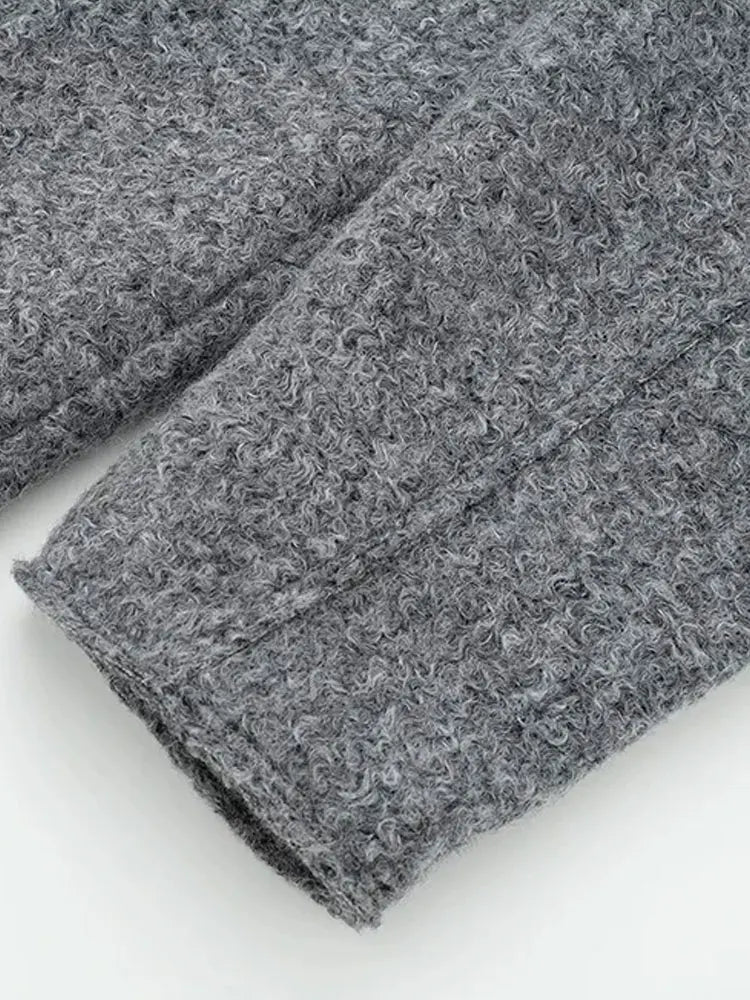 Tvídová zkrácená bunda na zip – městské elegantní a ležérní