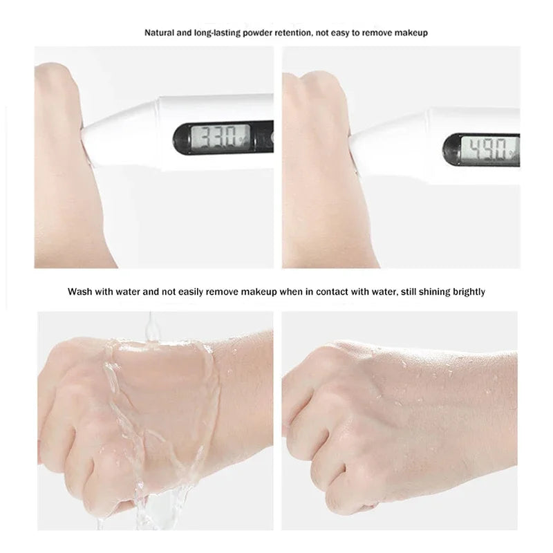 Coussin d'air BB crème papillon houppette fond de teint hydratant anti-cernes blanchissant contrôle du sébum maquillage waterproof cosmétiques