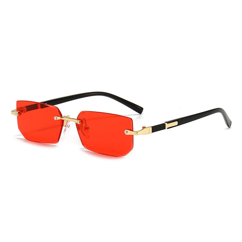 Trendy Small Rectangle Sunglasses – Gradient Square Summer Shades