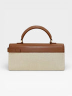 Luxury Lock-Closure Shoulder Bag – High-End Minimalist Design