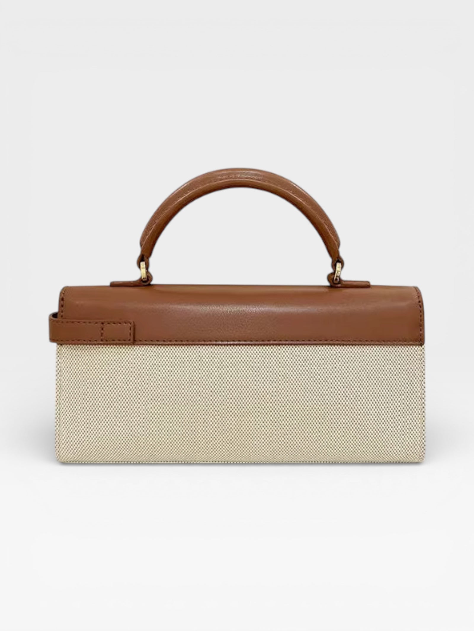 Luxury Lock-Closure Shoulder Bag – High-End Minimalist Design