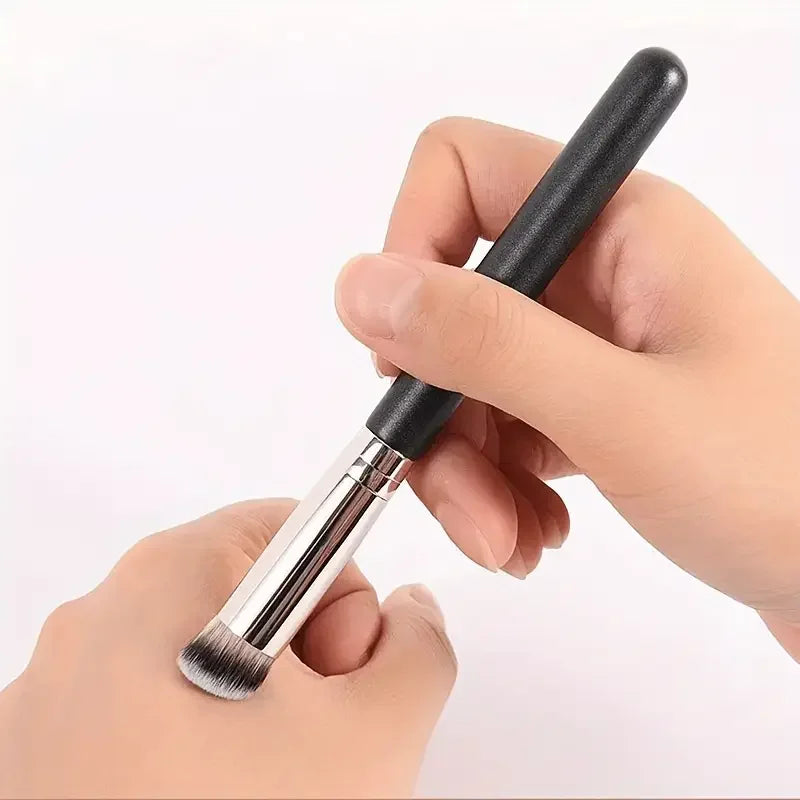 Multifunction Foundation & Concealer Brush – Dense Nose Contour & Blush Brush for Travel