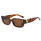 Lunettes de soleil rectangulaires vintage pour femme – Petite monture, verres de luxe UV400