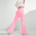 Ribbed SculptFit Lounge Pants – High Waist & Curve Contour