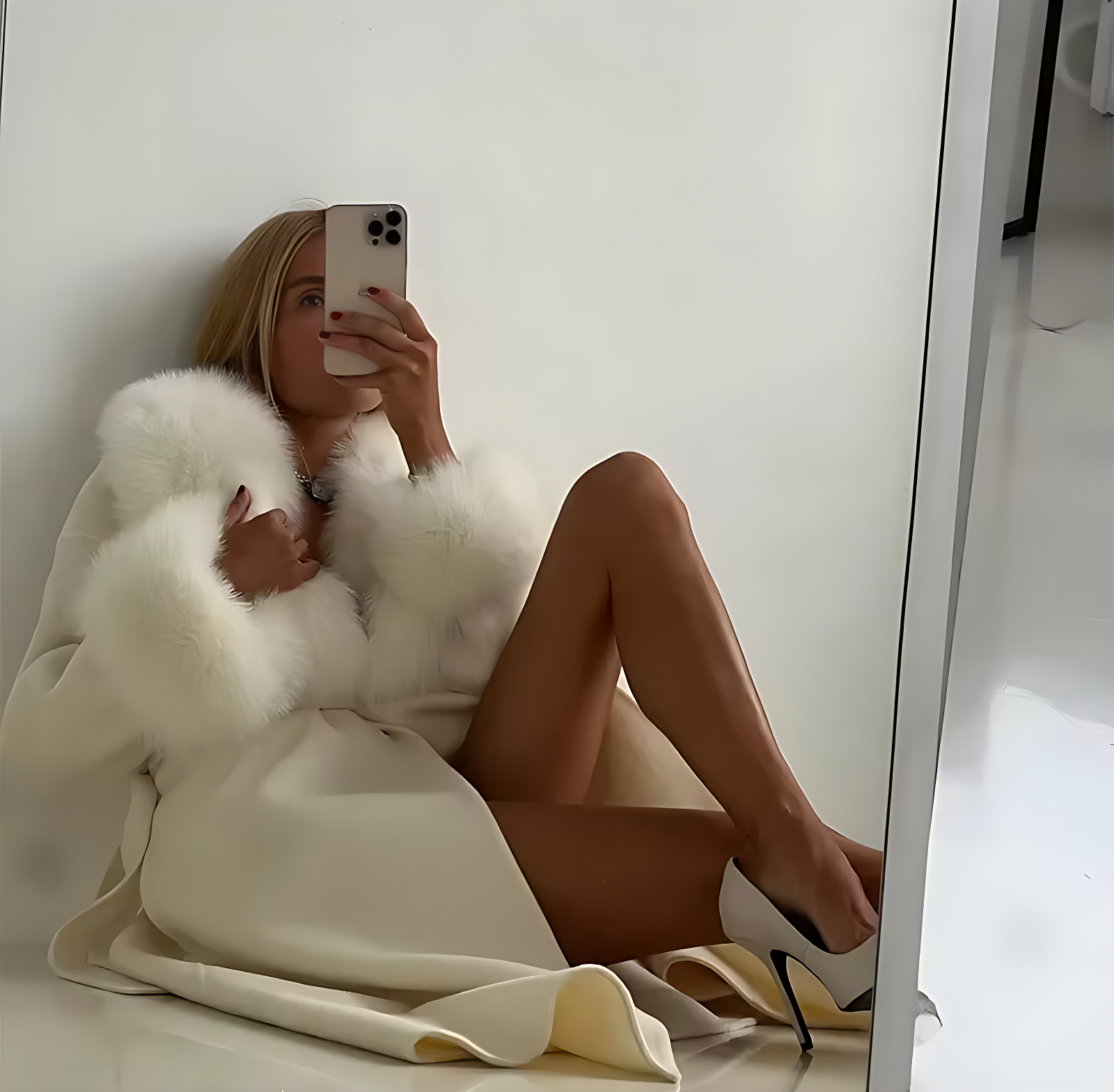 Solid Patchwork Woolen Overcoat