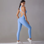 Sculpting Workout Bodysuit – Crisscross Back, Core & Glutes Shaping