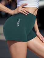 Seamless High Waist Gym Shorts – Sculpting Fit for Yoga, Running & Training