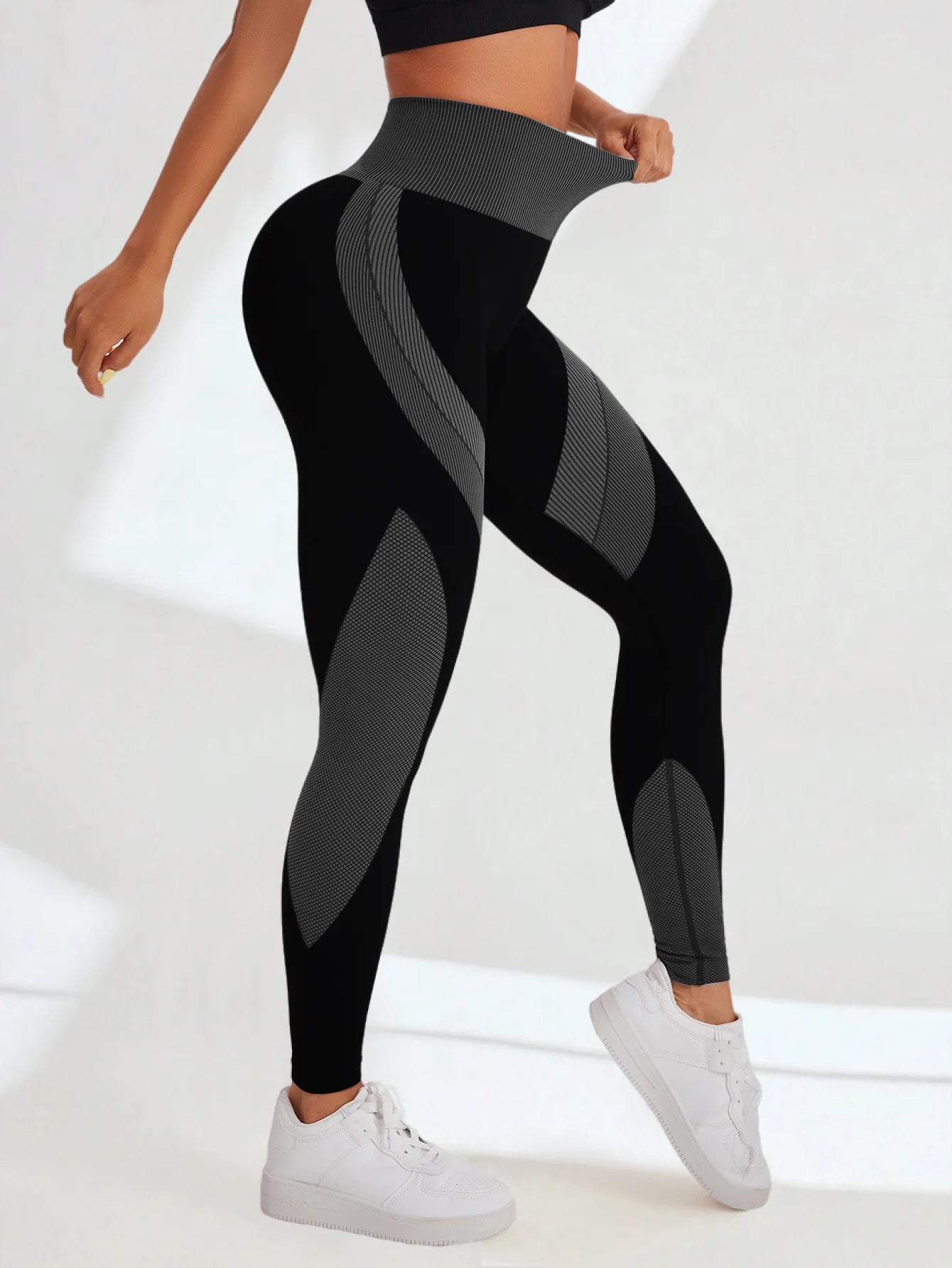 Women's Seamless Scrunch Butt Gym Leggings – High Waist Tummy Control Yoga Pants