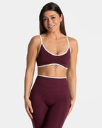 Seamless 2-Piece Yoga Set –Burgundy