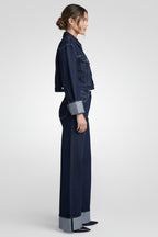 Vintage Jeansjacke und -hose Set