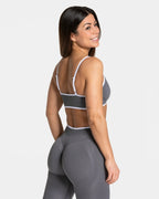 Seamless 2-Piece Yoga Set – Gray