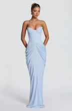 Chiara Maxi Dress - Blue