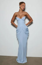 Chiara Maxi Dress - Blue