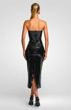 Backless Spaghetti Strap Bodycon Maxi Dress