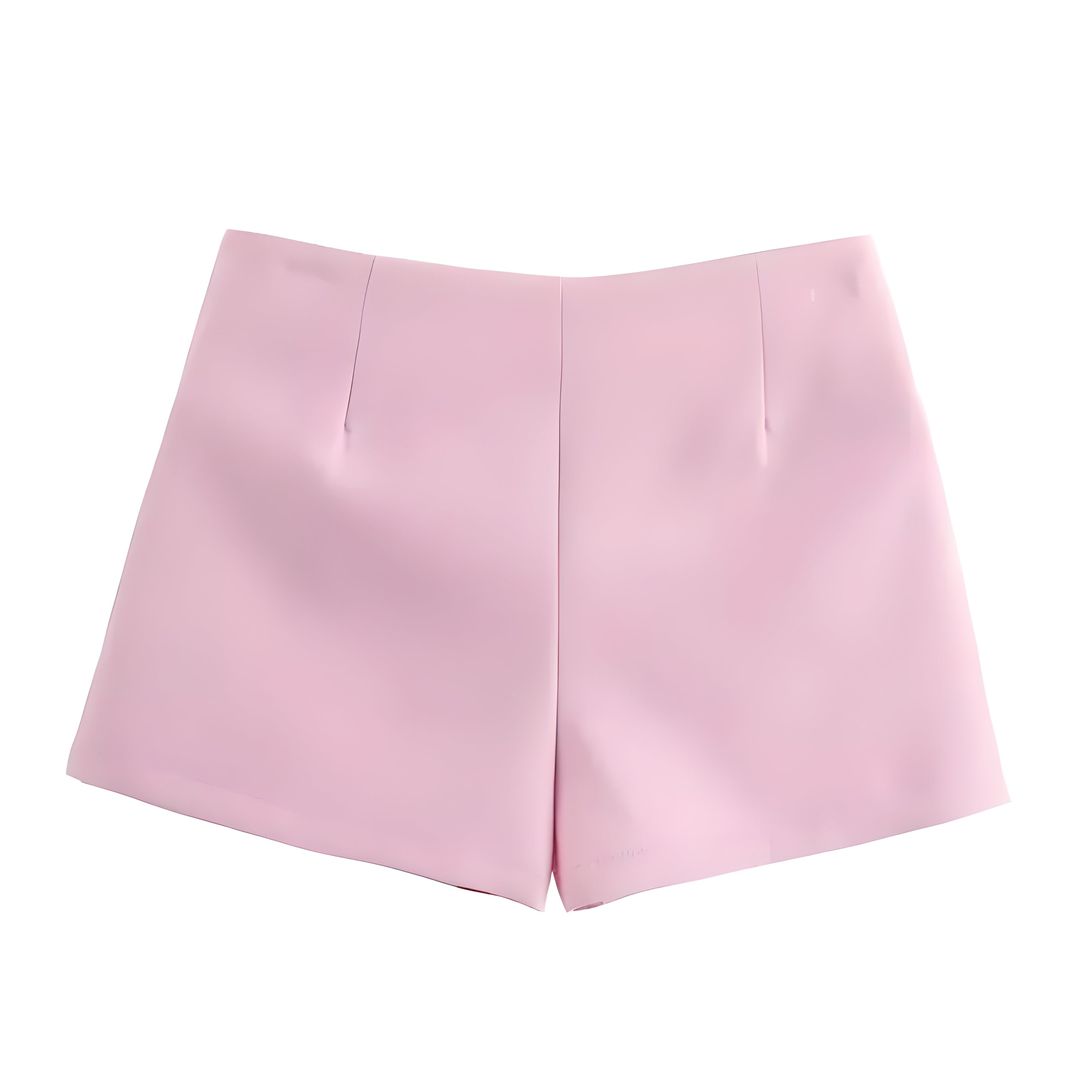 Split Buckle High Waist Skort