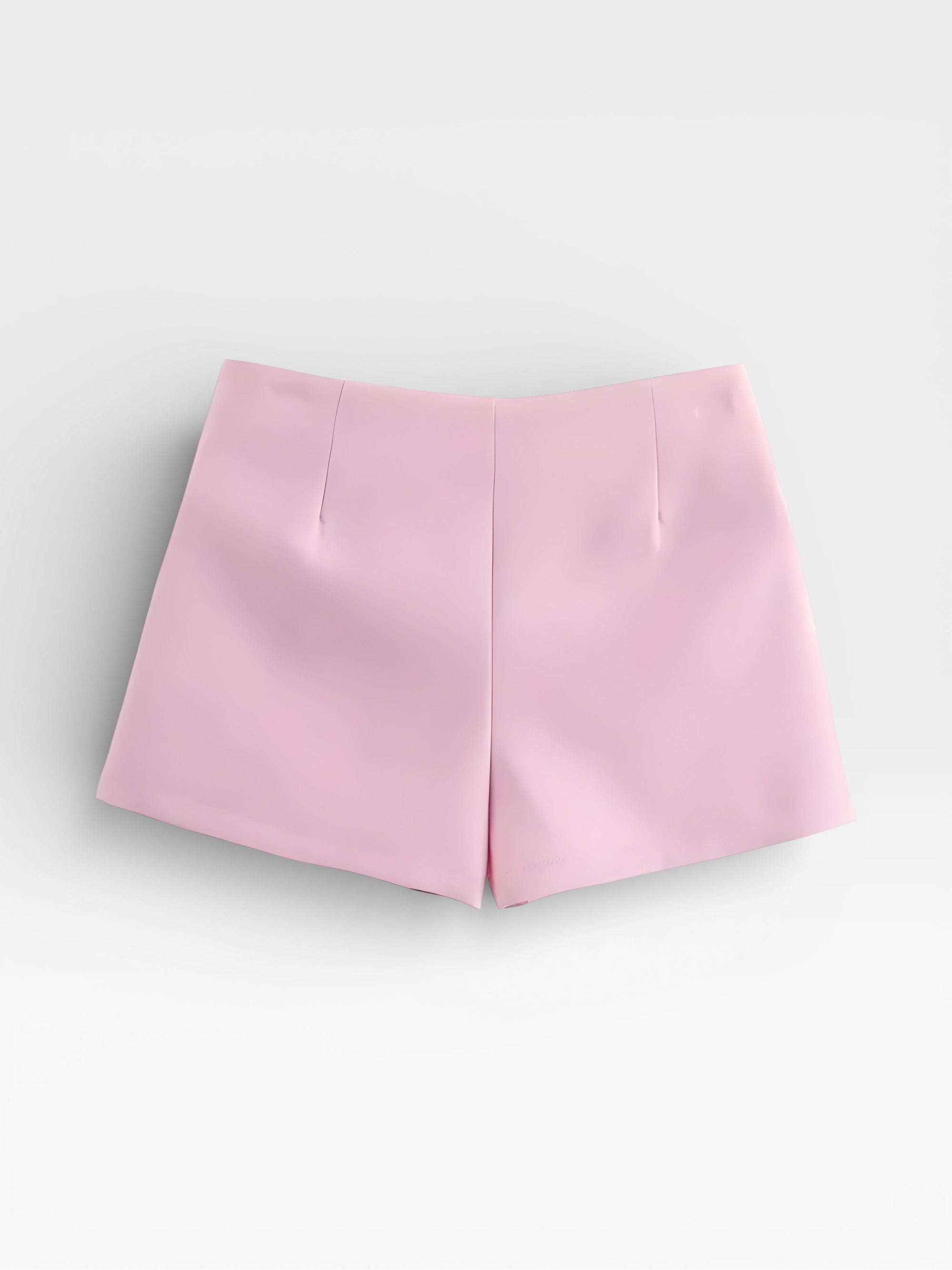 Split Buckle High Waist Skort