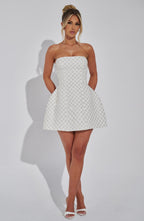 Beatrice Mini Dress - Ivory