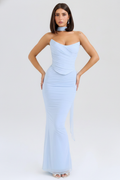 Strapless Two-Piece Maxi Set