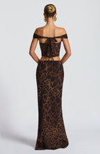 Chrysoula Maxi Skirt - Leopard Print