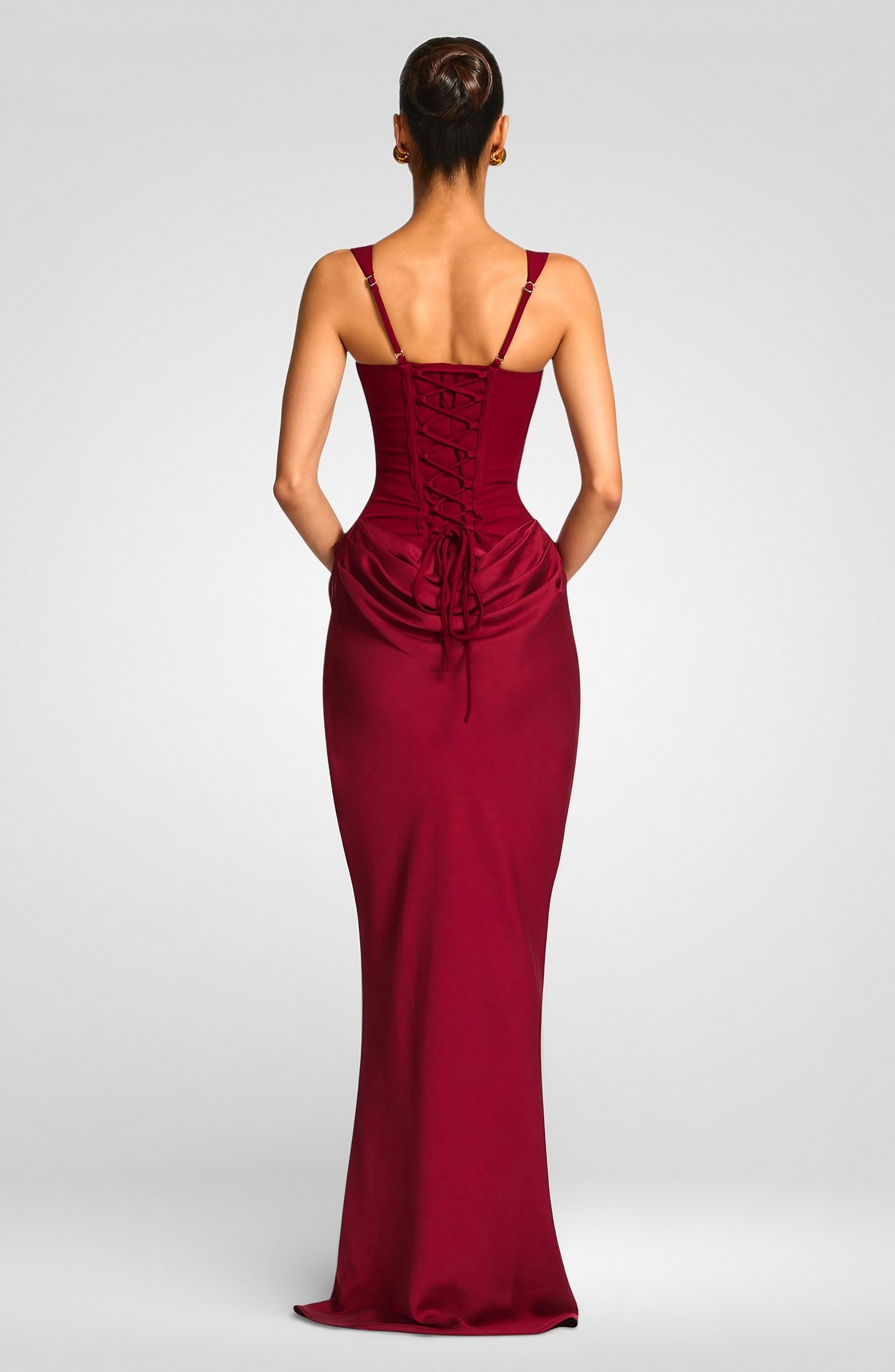 Cornelia Maxi Dress - Burgundy