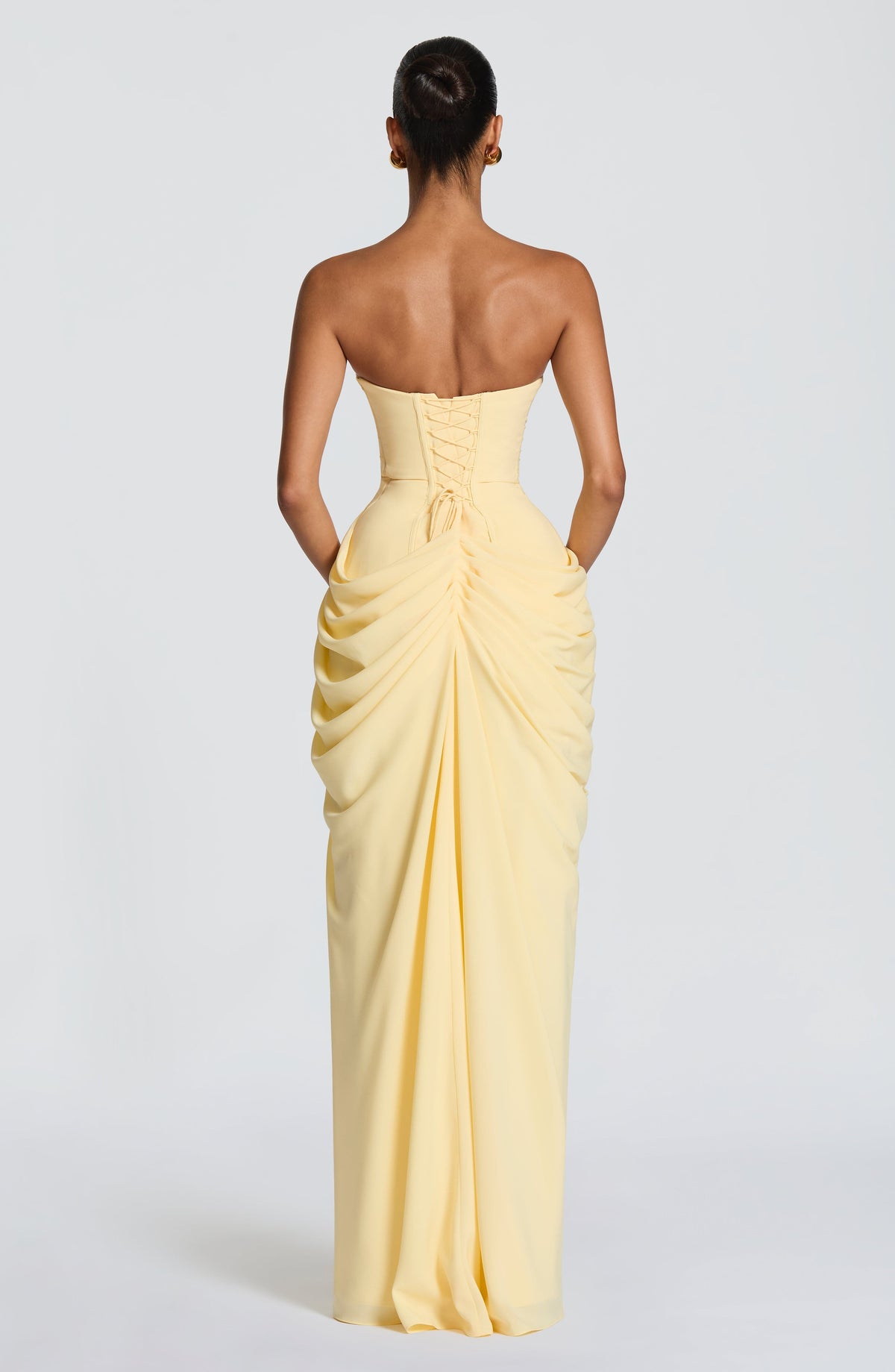 Cyra Maxi Dress - Lemon