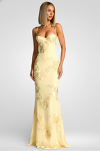 Spaghetti Strap Print Maxi Dress