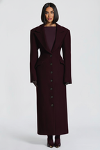 Ursula Coat - Plum