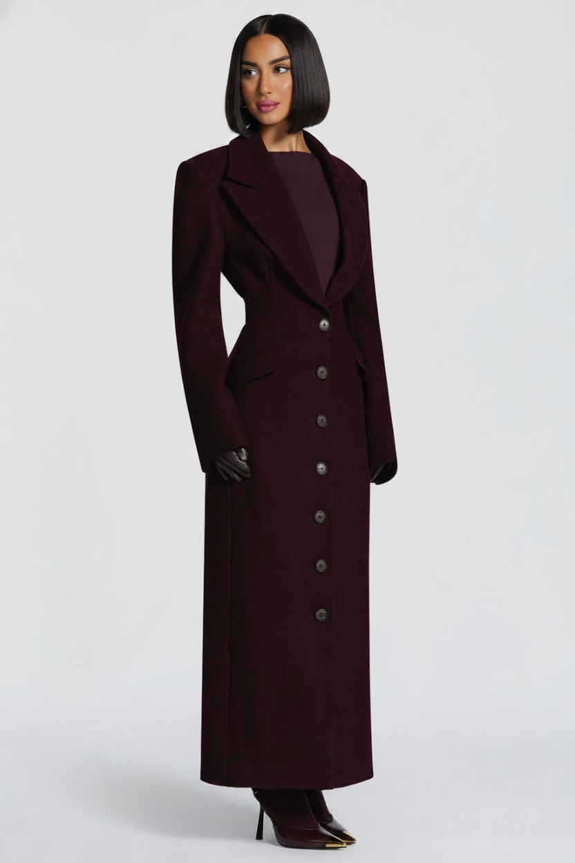 Ursula Coat - Plum