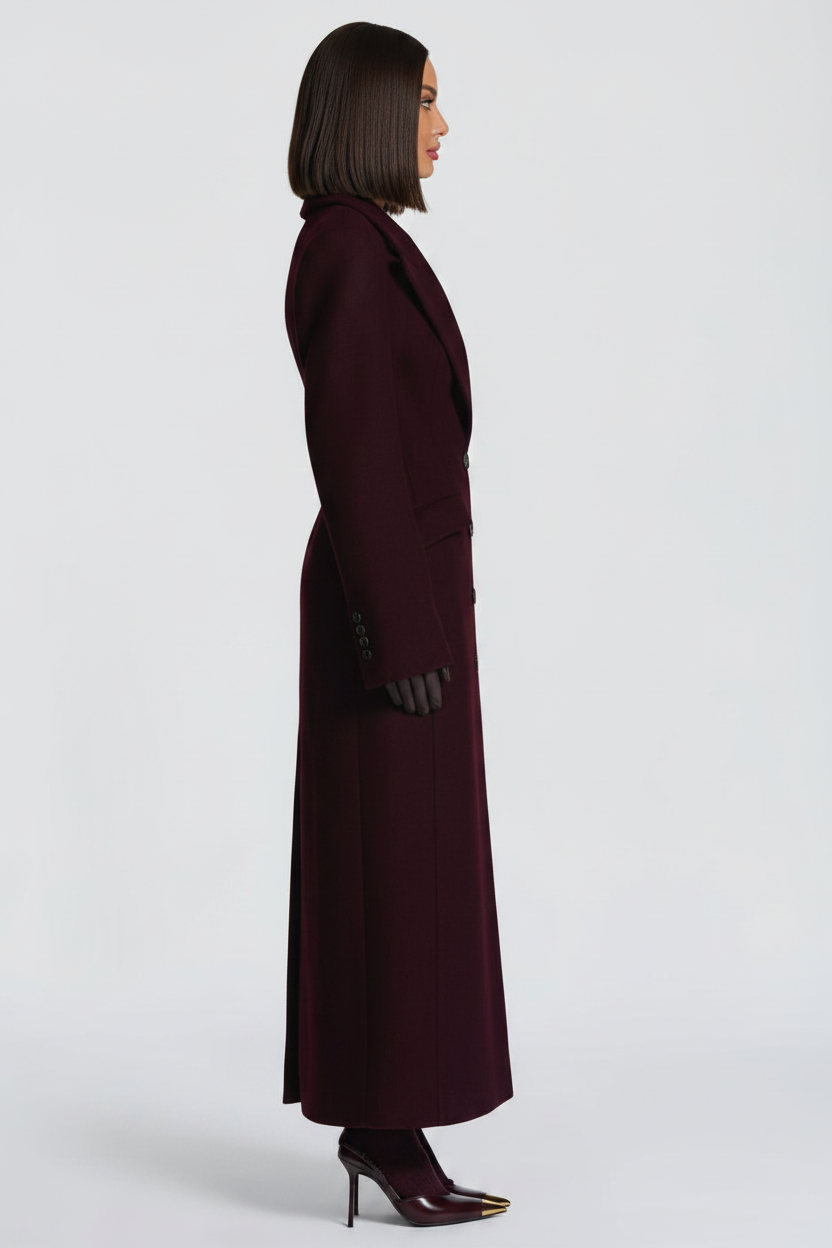 Ursula Coat - Plum