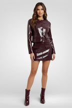 Schickes Lederrock-Set