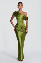 Ella Maxi Dress - Olive