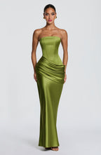 Ella Maxi Dress - Olive