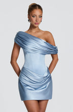 Ella Mini Dress - Glacier Blue
