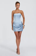 Ella Mini Dress - Glacier Blue