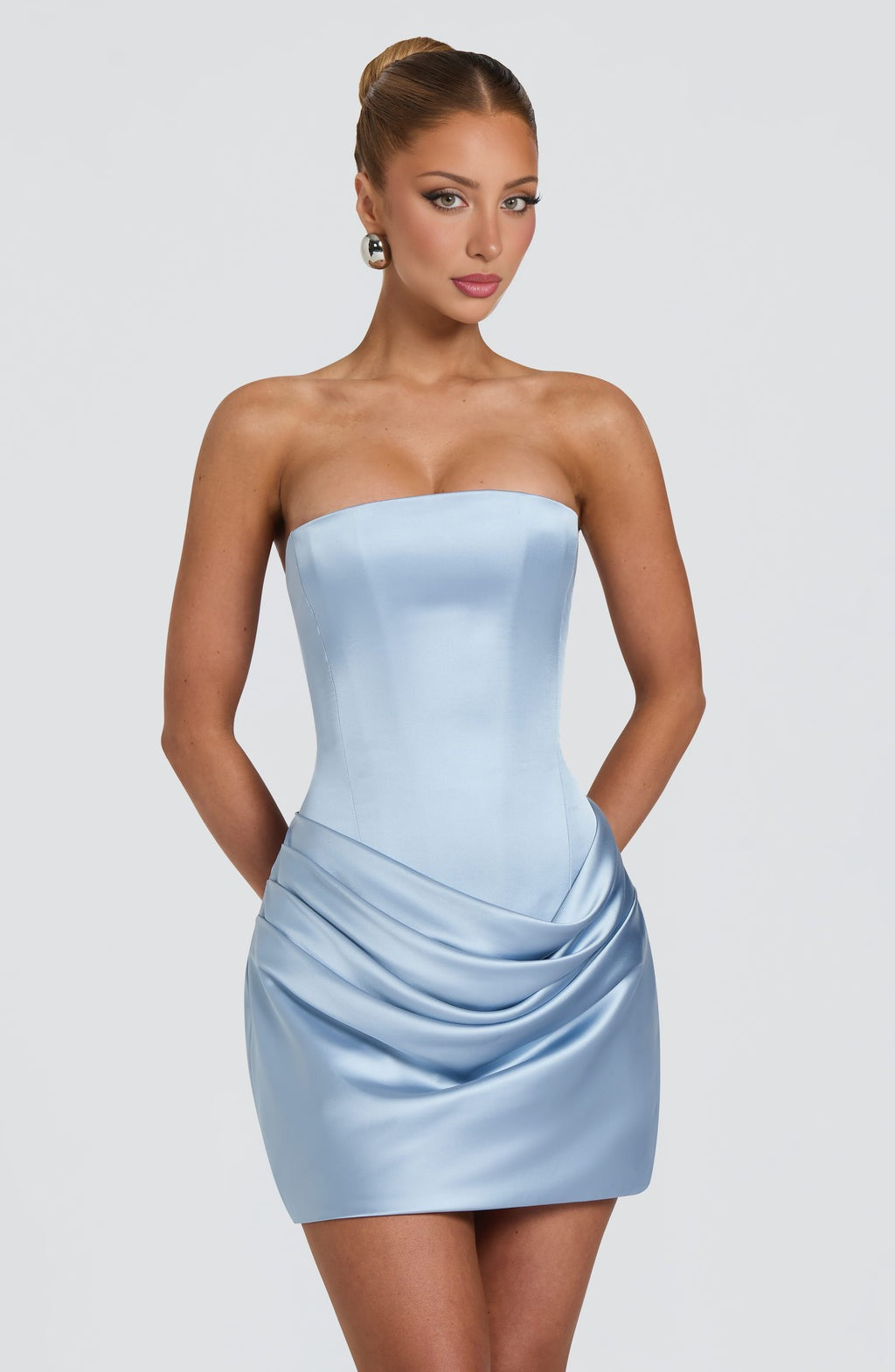 Ella Mini Dress - Glacier Blue